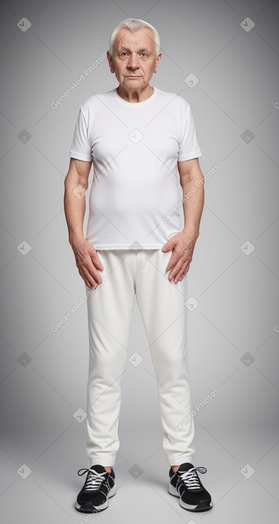 Polish elderly male with  white hair