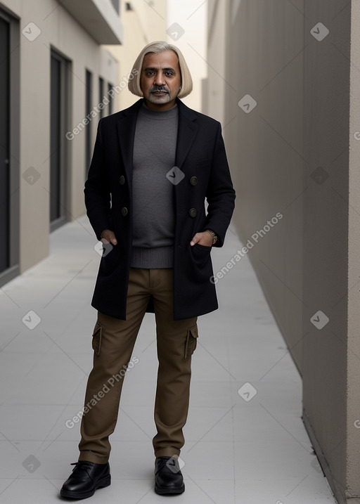 Kuwaiti middle-aged male with  blonde hair