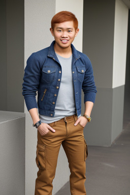 Filipino adult male with  ginger hair