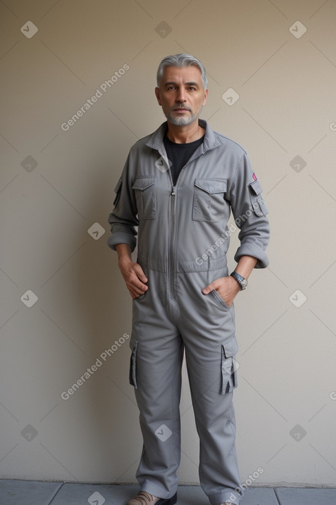 Croatian 45 years male with  gray hair