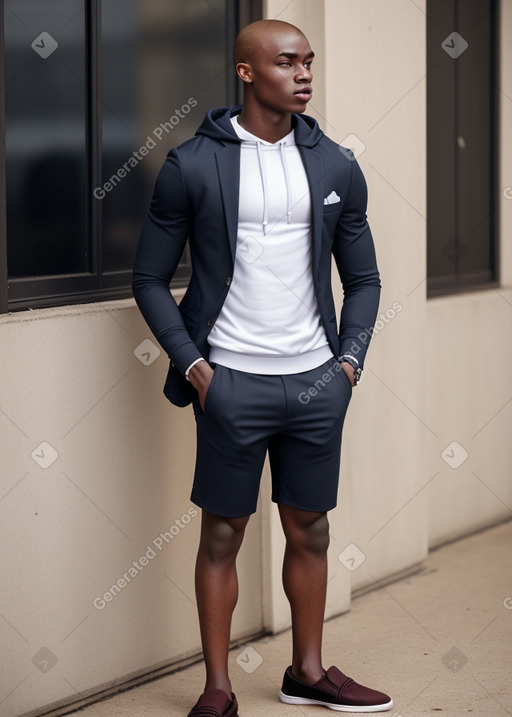 Ghanaian young adult male with  ginger hair