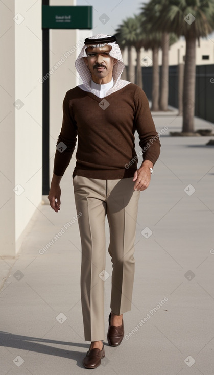 Emirati 45 years male with  brown hair