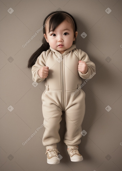 Mongolian infant girl 