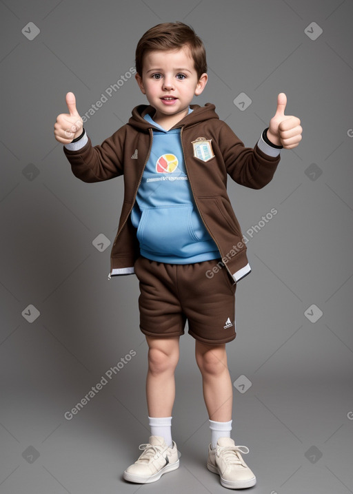 Argentine infant boy with  brown hair