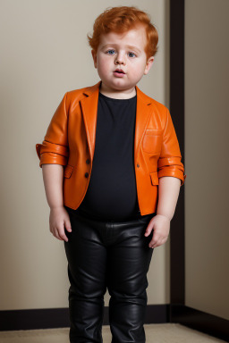 Turkish infant boy with  ginger hair