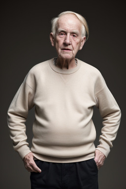 Elderly male with  blonde hair