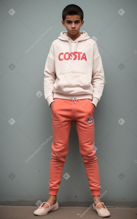 Costa rican teenager boy 