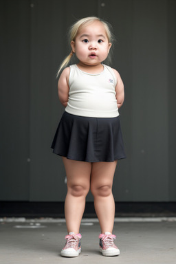 Thai infant girl with  blonde hair