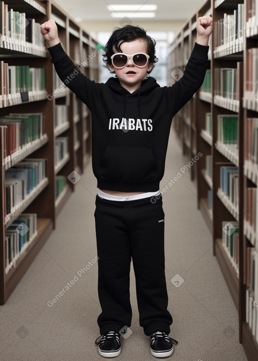 Irish infant boy with  black hair