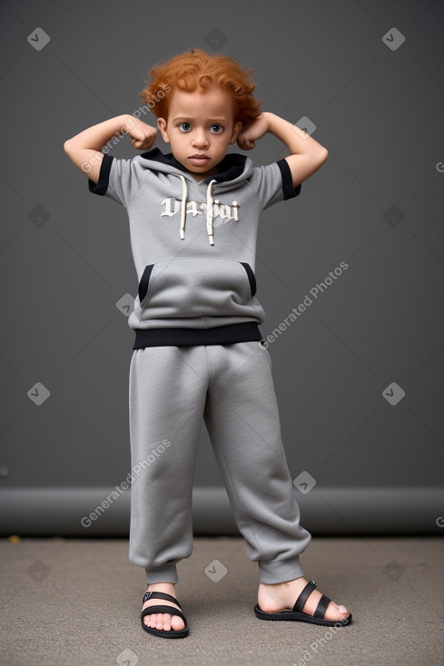 Dominican infant boy with  ginger hair