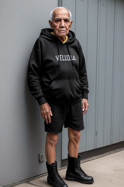 Venezuelan elderly male with  black hair