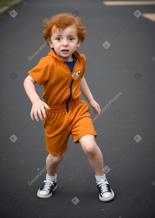 Lebanese infant boy with  ginger hair