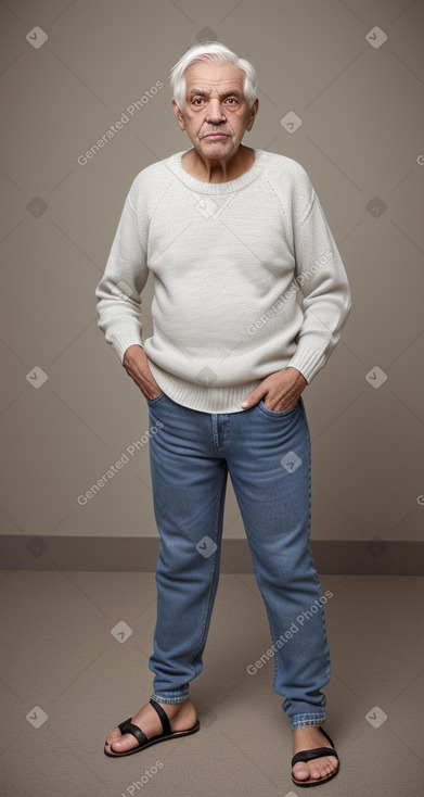 Greek elderly male with  white hair