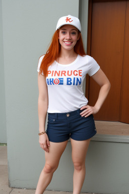 Puerto rican adult female with  ginger hair