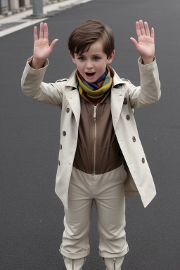 Croatian child boy with  brown hair