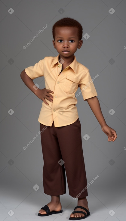 Tanzanian infant boy with  ginger hair