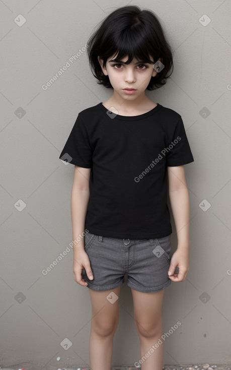 Israeli child boy with  black hair