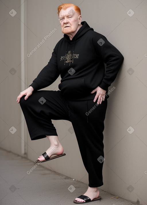 Belarusian elderly male with  ginger hair