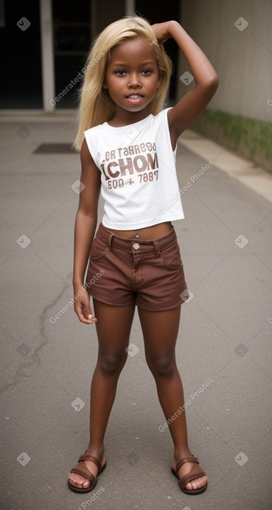 Child girl with  blonde hair