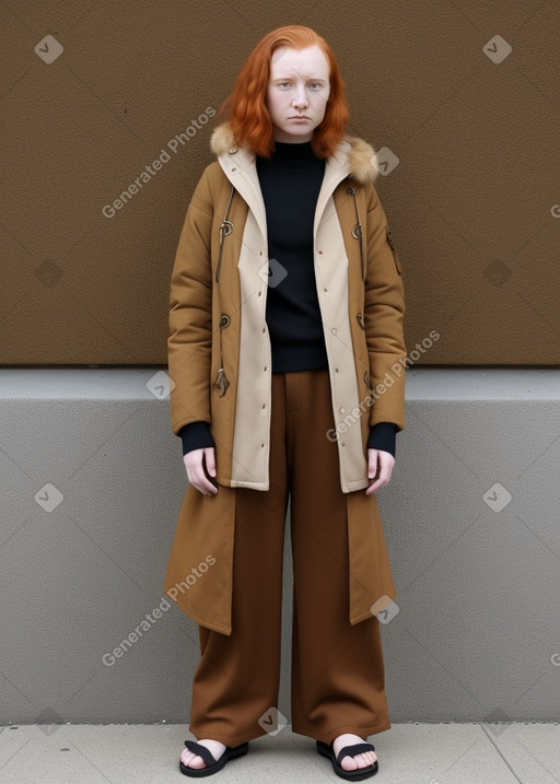 Belarusian adult non-binary with  ginger hair