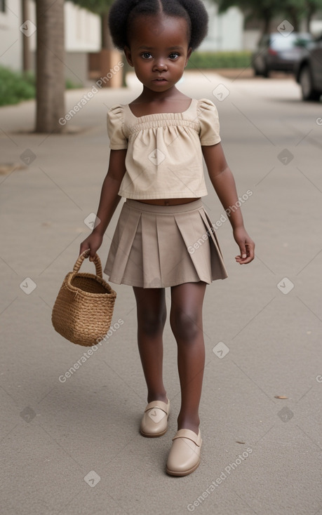 African infant girl 