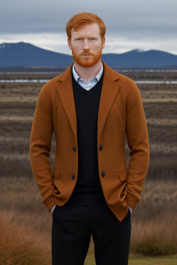 Spanish adult male with  ginger hair