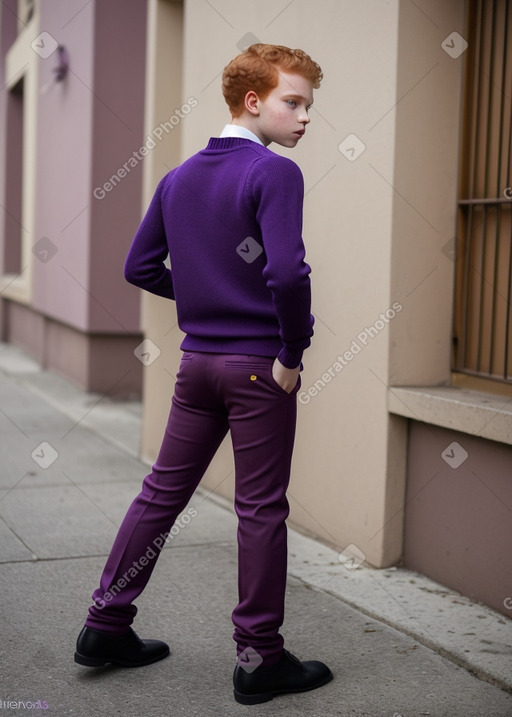 Dominican teenager boy with  ginger hair