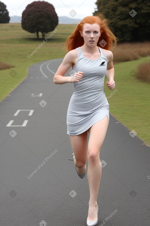 New zealand young adult female with  ginger hair