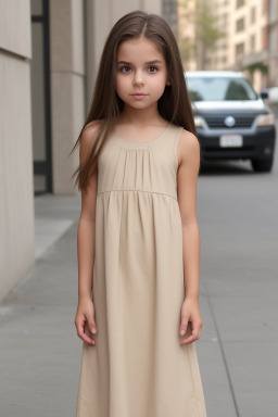 Child female with  brown hair