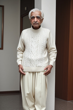 Pakistani elderly male with  white hair