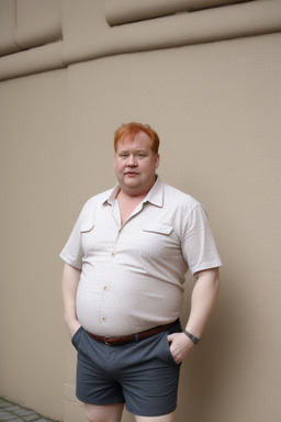 Czech middle-aged male with  ginger hair