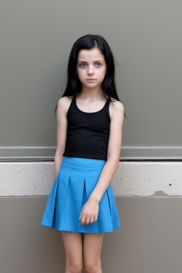 Israeli child girl with  black hair