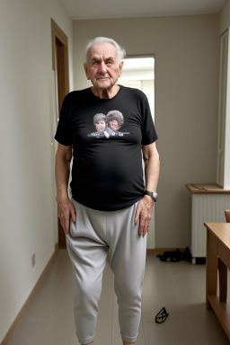 Austrian elderly male with  black hair