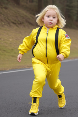 Slovak child girl with  blonde hair