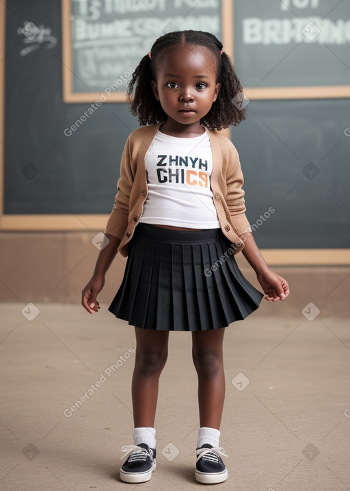 Zambian infant girl 