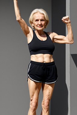 Croatian elderly female with  blonde hair