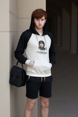 Emirati young adult male with  ginger hair