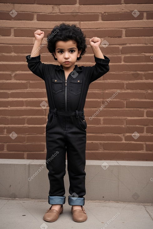 Egyptian infant boy with  black hair