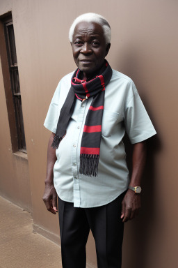 Ghanaian elderly male with  black hair