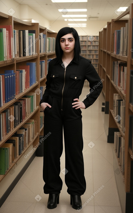 Iraqi young adult non-binary with  black hair