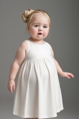 British infant girl with  blonde hair