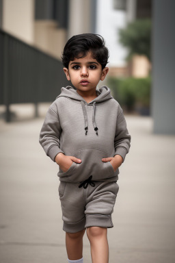 Kuwaiti infant boy with  gray hair