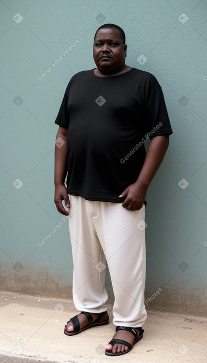 Malian middle-aged male with  black hair