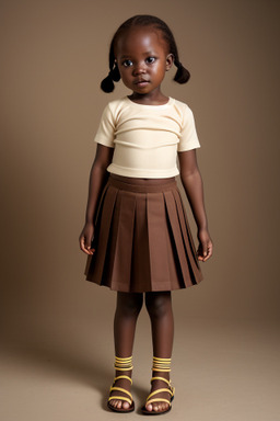 Ugandan infant girl with  ginger hair