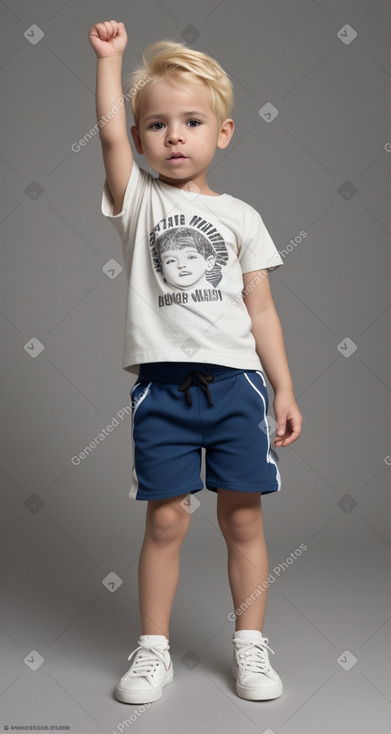 Nicaraguan infant boy with  blonde hair