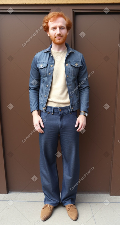 Lebanese adult male with  ginger hair