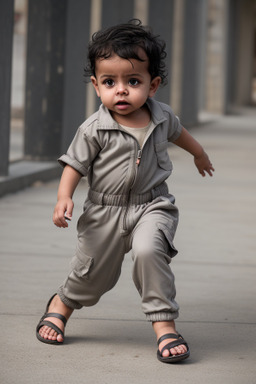 Yemeni infant boy with  gray hair