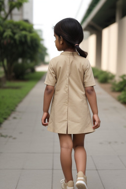 Bangladeshi infant girl with  brown hair