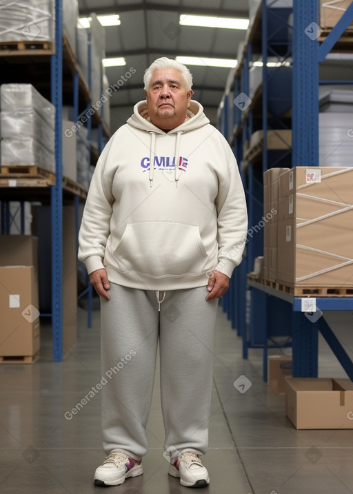 Chilean elderly male with  white hair