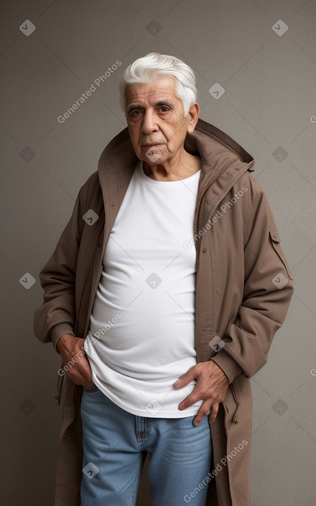 Tunisian elderly male with  white hair